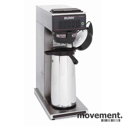 Solgt!Bunn kaffetrakter for termos, med fastvanntilkopling, for vanlig  filterkaffe, pent brukt