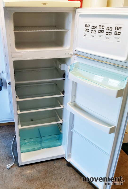Solgt!UPO RF2812 frittstående kombiskap /kjøleskap med fryser, 54cm bredde,  155cm høyde, pent brukt