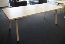 IKEA + HAY Ypperlig møtebord / spisebordi ask, 200x90cm, pent brukt - Skriv  ut