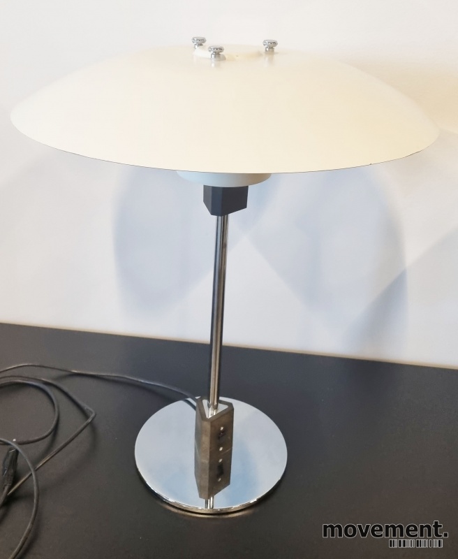 Solgt!Bordlampe: Louis Poulsen PH-lampe PH4/3, Design: Poul Henningsen,  brukt med noe kosmetisk slitasje