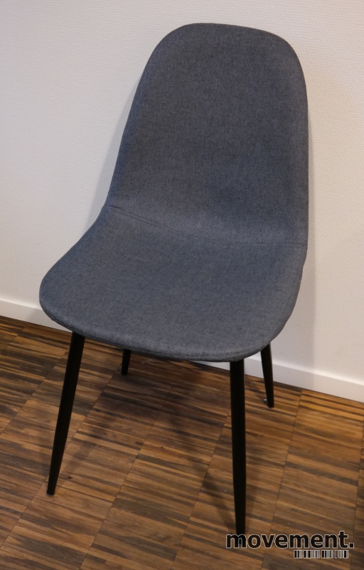 Solgt!Spisestol / konferansestol fra Jysk,modell Jonstrup i mørkt grått  stoff, pent brukt