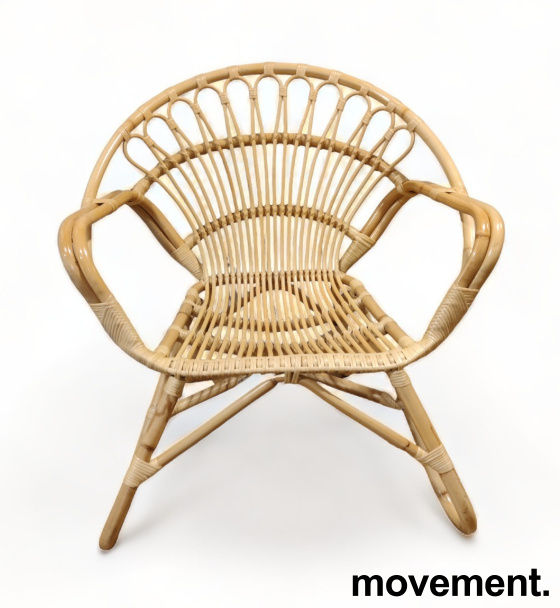 Kurvstol i bambus fra Jysk, pentbrukt